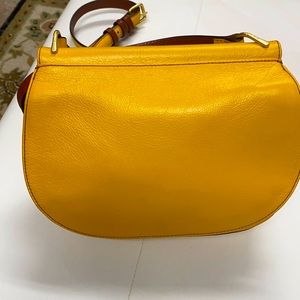 Vera Bradley Leather Saddlebag Crossbody . New no tags. Includes dust bag